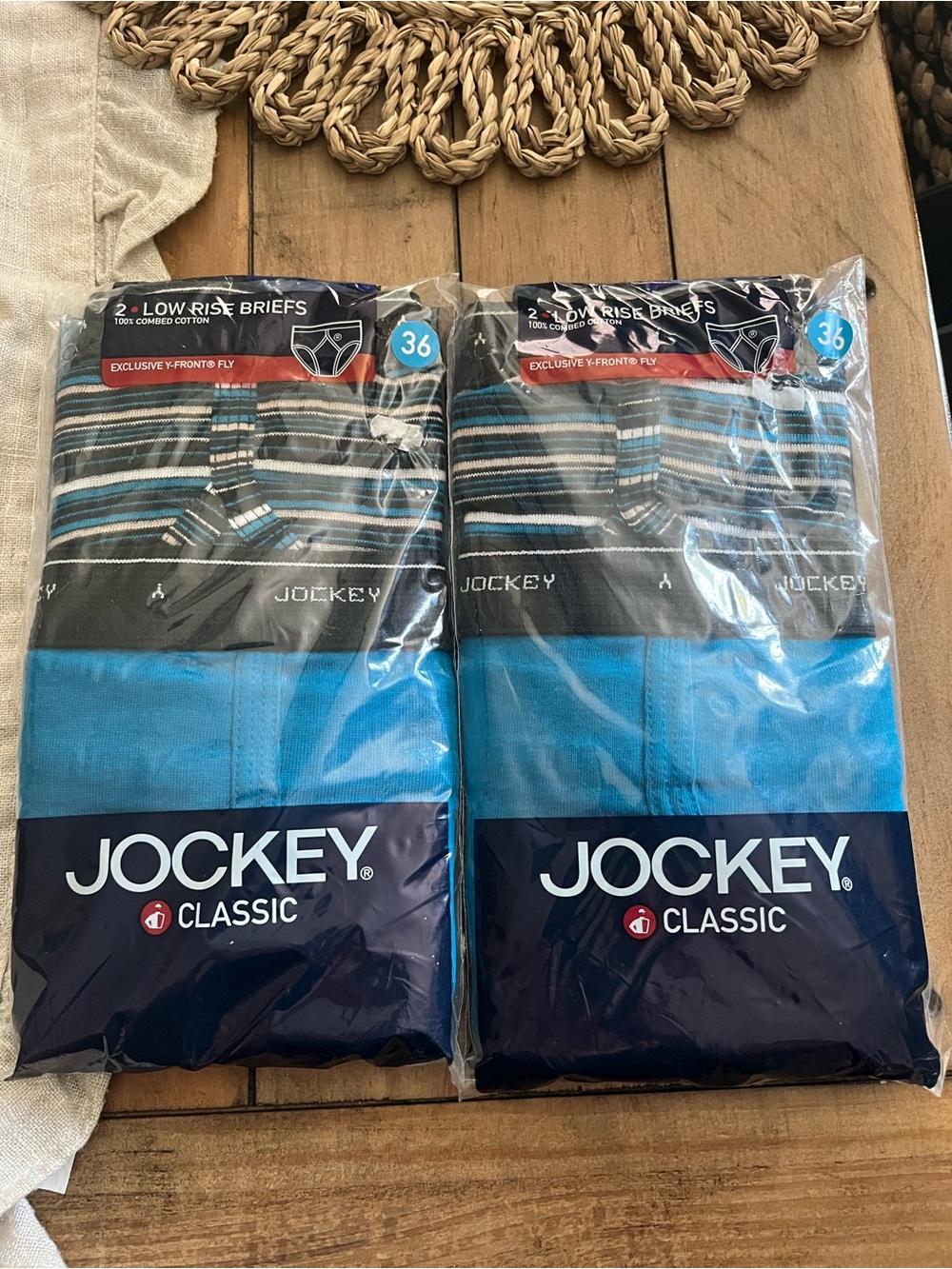 NWT Jockey Classic Men's Briefs - 36
